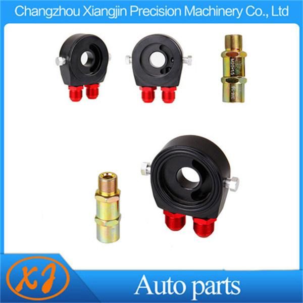 An8 Universal Oil Filter Cooler Sandwich Plate Relocation Kit