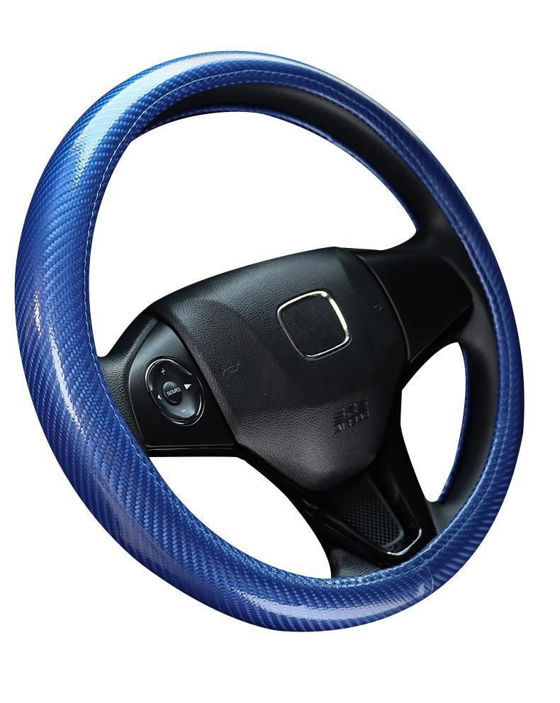 Car Steering Wheel Cover Carbon Fibre Fit Cars, SUVs, Trucks