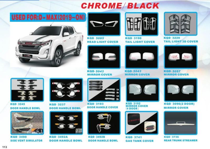 Car Sun Visor Two Color Rain Door Visor for D-Max