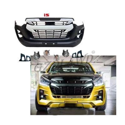 New Arrival 2021 D-Max Car Front Face Bumper Grille Japanese Grilles Radiator Grille Auto Body Kit for Isuzu D-Max 2020 2021