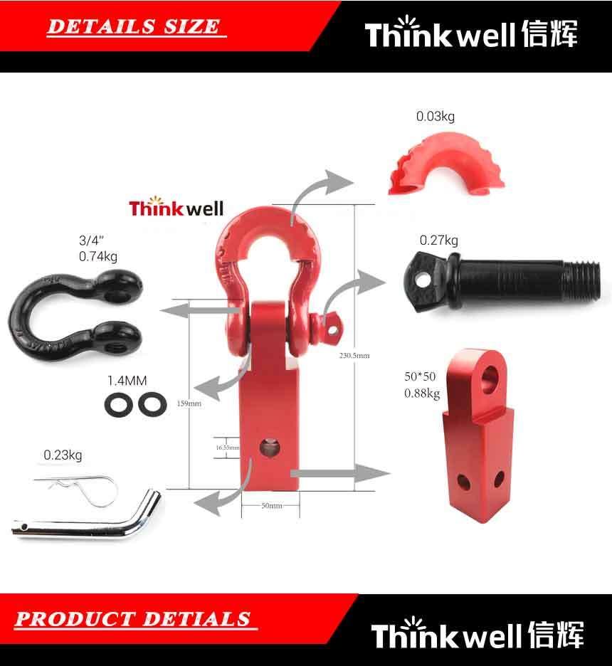 China Forged Aluminum Alloy Hitch Receiver Kits