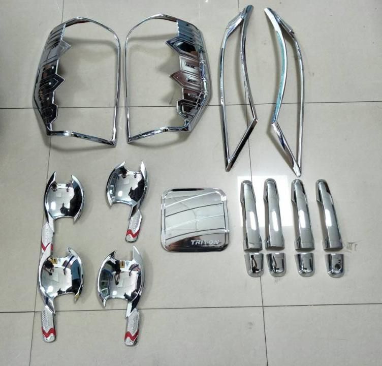 High Quality Chrome/Black Door Handle Cover for Triton 2019