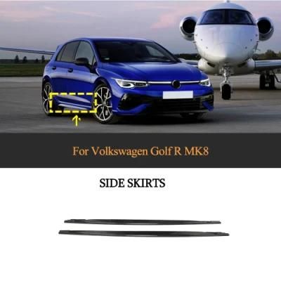 Carbon Fiber Side Skirts for Volkswagen Mk8 Golf R 2021-2022
