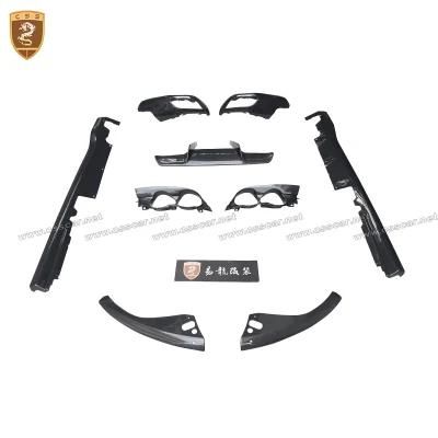 Carbon Fiber Side Skirt Rear Diffuser Body Kit for Ferrari 812 Superfast OEM Style Exterior Trims