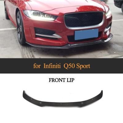 Carbon Fiber Front Bumper Chin Lip Spoiler for Jaguar Xe 2015 2016