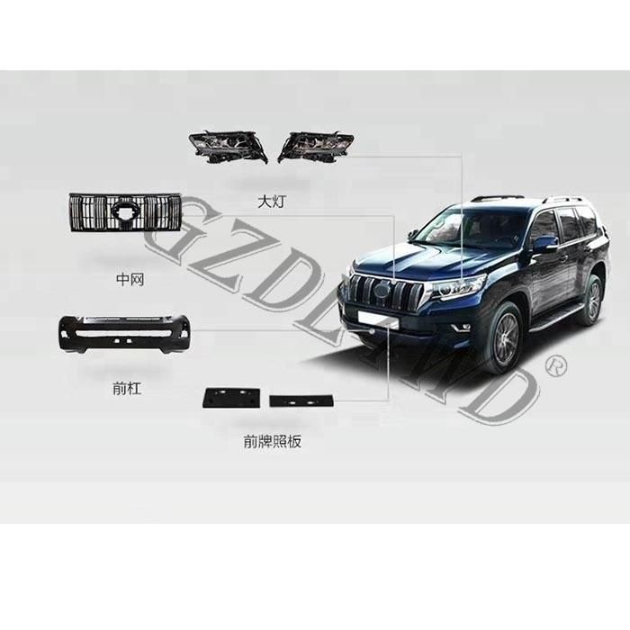 Repair Body Kit for Toyota Land Cruiser Prado 2010-2017 Upgrade to 2018+ Fj150