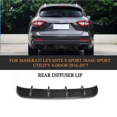 Carbon Fiber Rear Bumper Diffuser for Maserati Levante S Sport Utility 4-Door 2016-2017