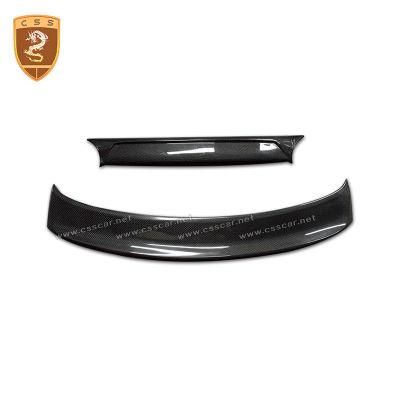 3K Glossy Forged Carbon Fiber Gsc Style Rear Wing Spoiler for Porsche Macan