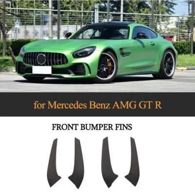 Carbon Fiber Front Bumper Vent Trims for Mercedes Benz Amg Gt R 2016-2018