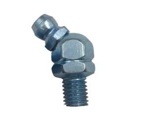 Unf1/4&quot;-28 Thread, 45 Degrees Grease Zerk Fittings, Height 22.5mm, Hex 9mm, OEM Quality