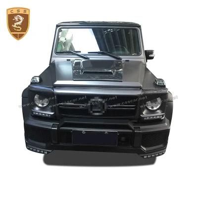 3K Real Carbon Fiber Fabric Light Eyebrow for G Class W463 G55 G63 G65 G500