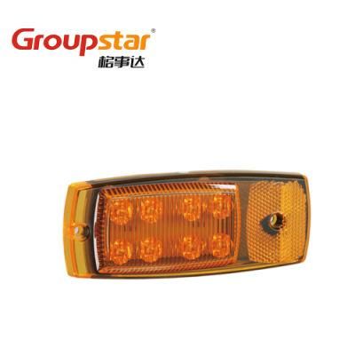 LED Auto Lights 10-30V Amber Truck Trailer LED Side Outline Marker Lights