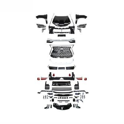 2016-2019 to 2021 Lx570 Td 2021 Facelift Hood Fender Headlamp Front Bumper Rear Bumper