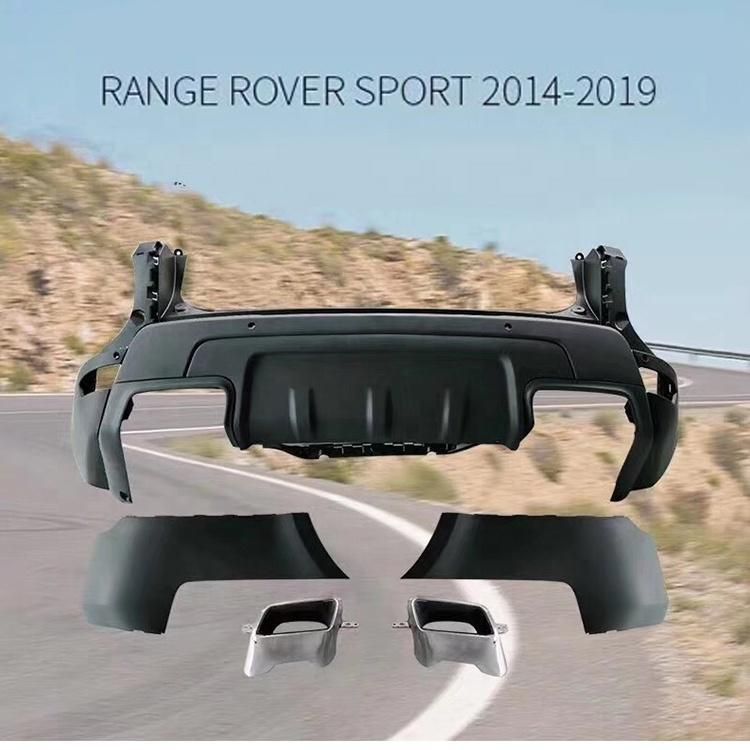 Autobiography Rear Bumper for Range Rover Sport L494 2018-2022 Rear Bumper Kit with Exhaust Pipe