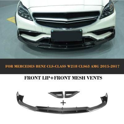 Car Front Bumper Lip Carbon Fiber for Mercedes Ben Z W218 Cls63 Amg 15-17