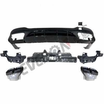 X253 2020 Glc63s Rear Diffuser with Exhaust for Mercedes Benz Glc Class