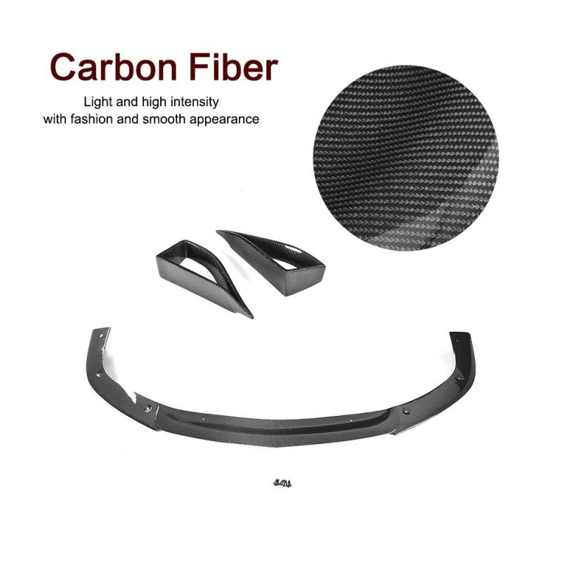 Car Front Bumper Lip Carbon Fiber for Mercedes Ben Z W218 Cls63 Amg 15-17