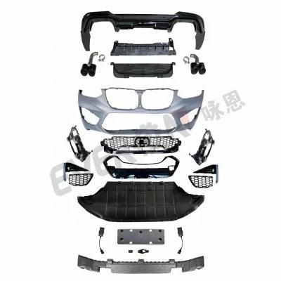 X4m Style Front Bumper Rear Bumper Grille Auto Body Kit for BMW X4 G02