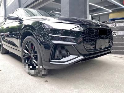 Hot Sale Auto Parts Body Kit Accessories Chromed Grille Replacement ABS Front Grill for Audi Q8