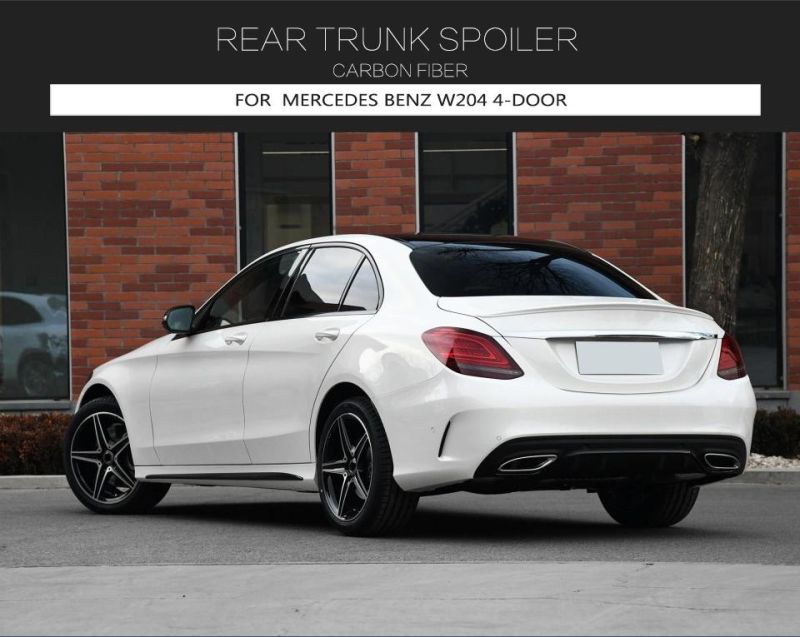 Carbon Fiber Rear Spoiler Wing for Mercedes Benz C Class W205 C63 AGM 2015