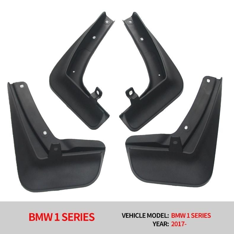 4PCS/Set Car Mud Flaps Front Rear Mudguard Splash Guards Fender Mudflaps for BMW 1 Series 116/118/120 2008-2012 up Saloon 2017