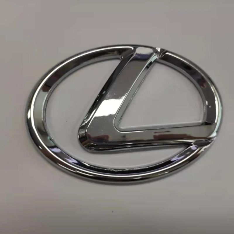 Silver ABS Plastic Custom Car logo Auto Head Emblem Badges