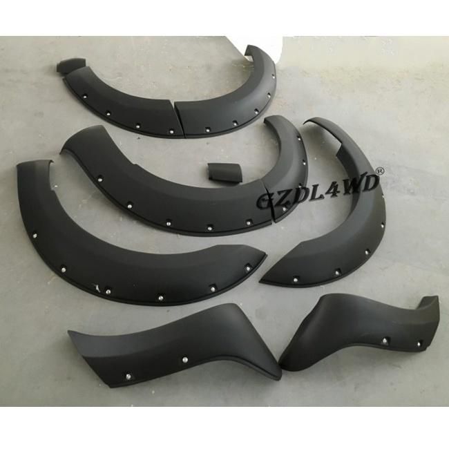 Auto ABS Plastic Black Wheel Arch Fender Flares for Ford Everest