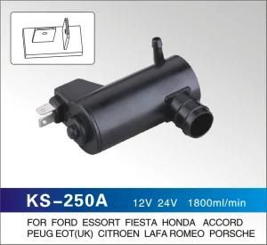 12V 24V 1800ml/Min Windshield Washer Pump for Ford Essort Fiesta Honda Accord Peug Eot (UK) Citroen Lafa Romeo Porsche