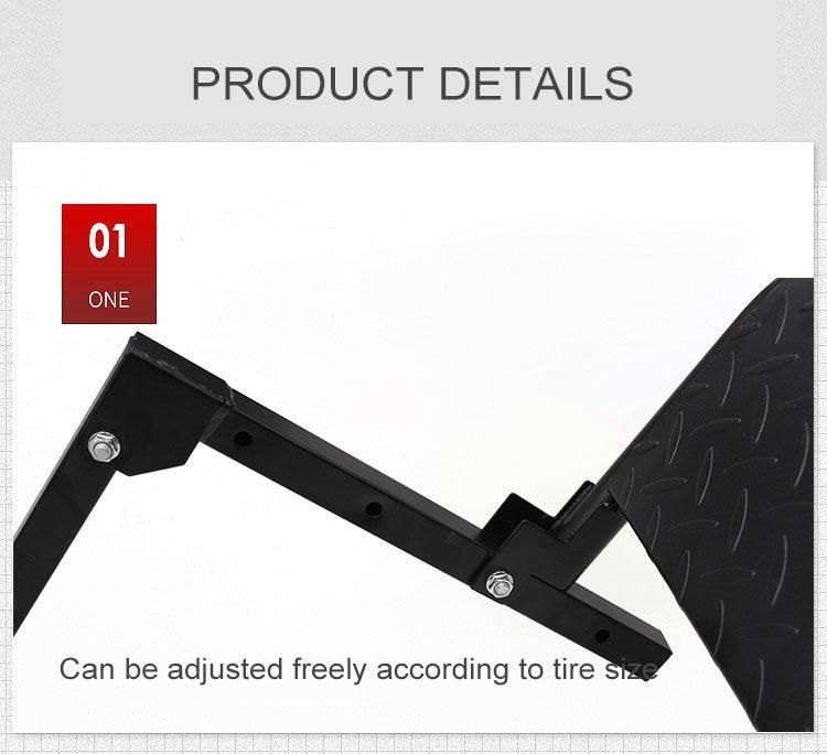 Black Folding Heavy Duty Tire Steps for Truck SUV