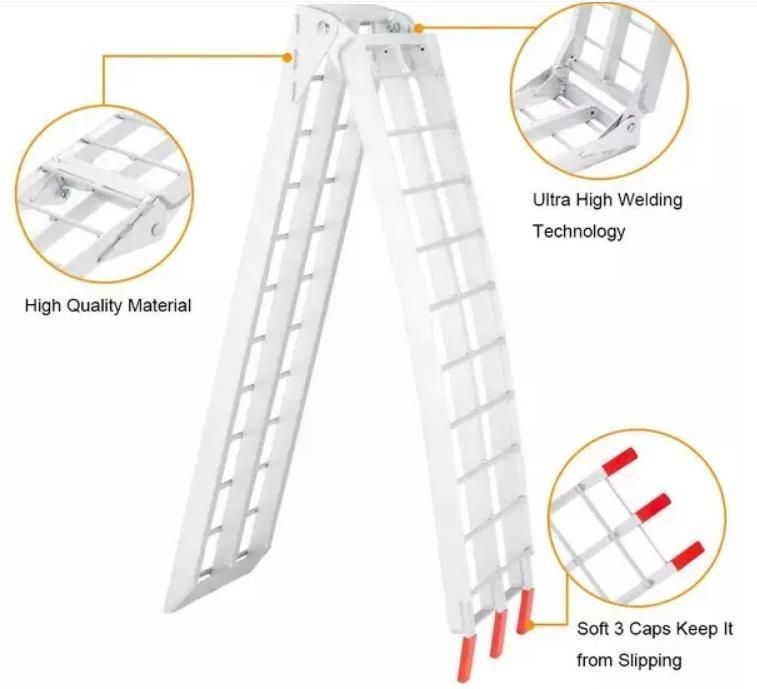 ATV Motorcycle Aluminum Foldable Loading Ramp