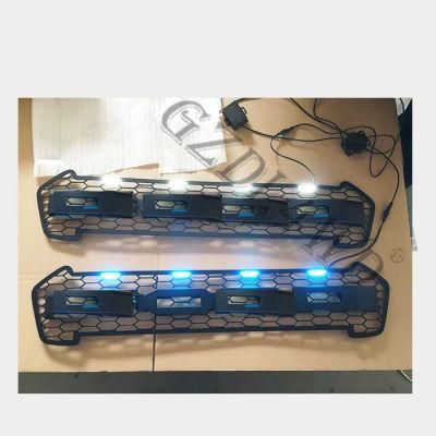 with LED Light Car Front Grille for Ford Ranger 2015-2016 Wildtrak