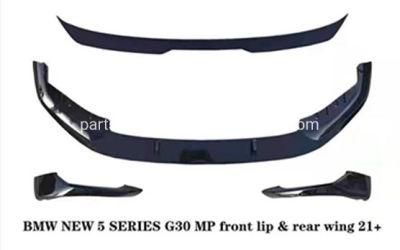for BMW New 5 Series G30 G38 Lci MP Front Bumper Lip and Rear Wing 2021