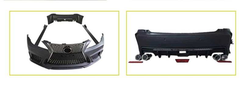 for Lexus Is250 Is300 Is350 2006-2012 Auto Front and Rear Bumper Body Kit Side Skirt