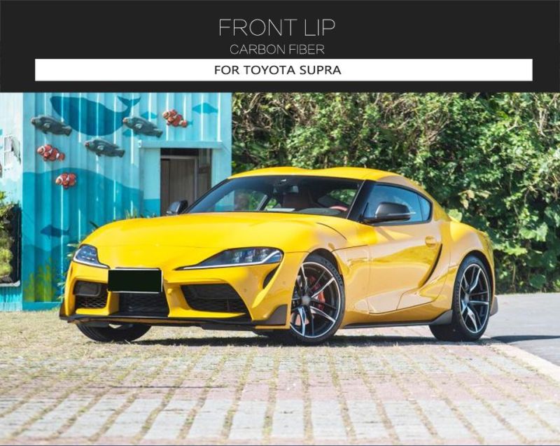 Modify Luxury Jc Style Carbon Fiber Car Front Bumper Spoiler for Toyota Supra 2019-2020