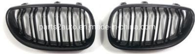 BMW E60 Double Line Gloss Black Facelift Radiator Grille 2004-2009.