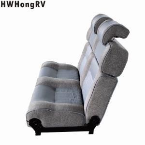 RV Double Sofa Seat Bed Is Made of Cloth/Change to The Bed