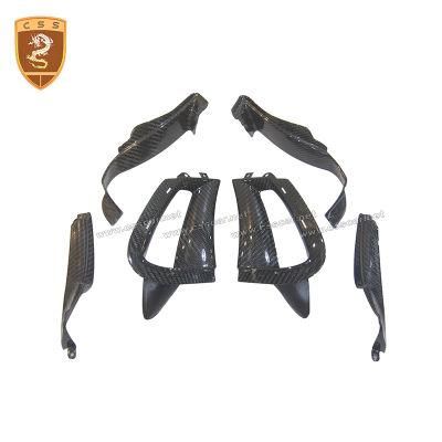 Car Body Accessories Dry Carbon Fiber Auto Side Air Vent Cover for Mclaren 720s 2018