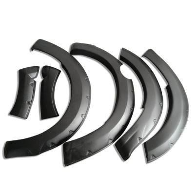 ABS Modified Fenders with Rivet Paint Black Fender Flares for Bt50 2012-2018