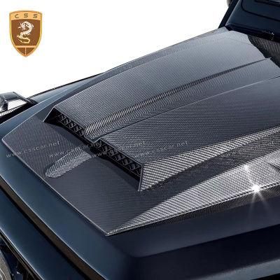 W464 Car Accessories Front Bonnet Engine Hood Cover for Mercedes Bens G Class Upgrade to Barbs