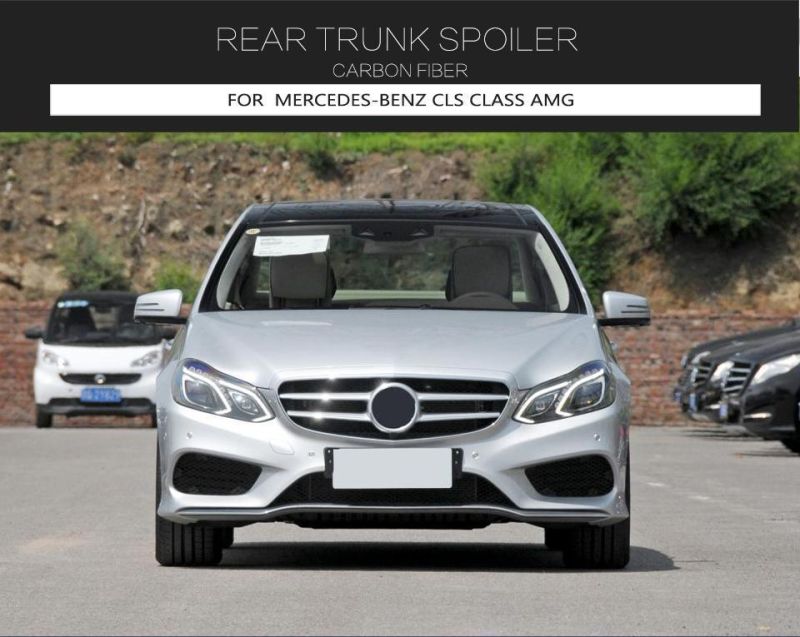 for Mercedes Benz C Class W212 Carbon Fiber Front Bumper Vent Trims 4 Door 2014-2016