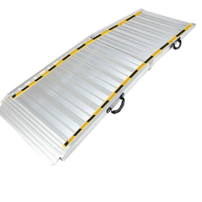 Portable Folding Metal Aluminium Wheelchair Ramp for Mini Van