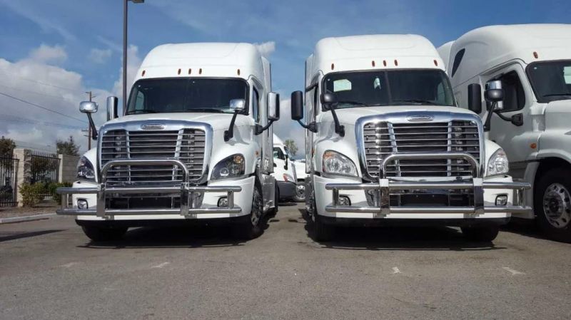 Semi Big Trucks Accessories Front Bumper Bull Bar Deer Grille Guard for Freightliner Cascadia 2021