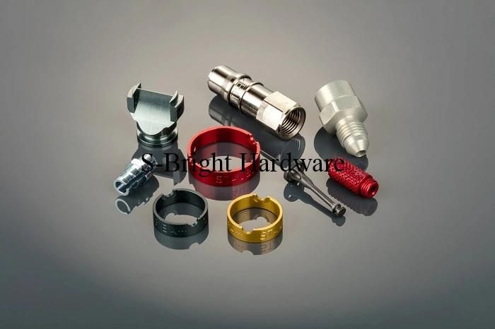 Customized Anodized Aluminium Al2024 CNC Turning Sleeve for Car Cigarette Lighter (F-262)