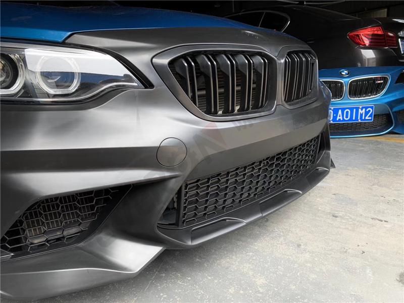F87 M2 Front Rear Bumper Side Skirt M2c Wide Body Kit for BMW F22 F23 2 Series 2014-2019