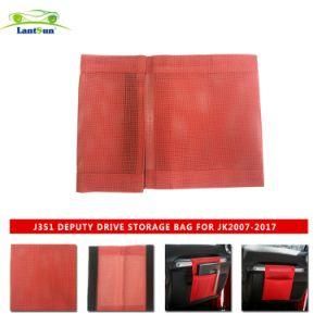 J351 Red Nylon Car Storage Bag Handle Bag for Jeep Jk Parts