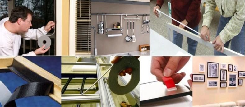Green Liner Double Sided Black Foam Adhesive Tape for Automobile Interior and Exterior Application