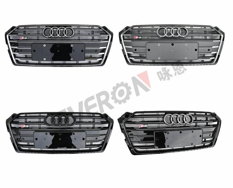 S5 Style Front Bumper Grille Honeycomb Grill for Audi A5 2017-2019