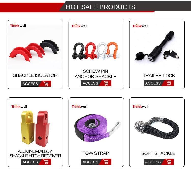 Power Coated Black Dring Shackle Receiver