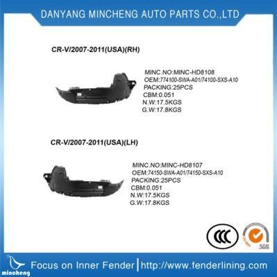 74101-Ta0-A01 74151-Ta0-A01 Inner Fender Rubber Liner for Japanese