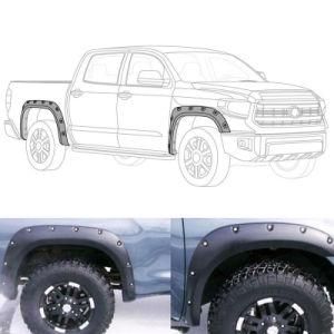 Offroad 4 PCS Black Color Fender Flare Kit for Toyota Tundra 2007-2013